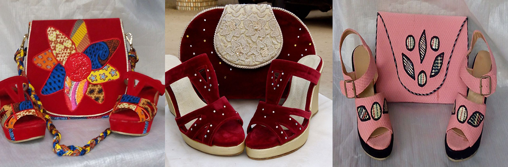 Ladies Shoes and Clutch Purses